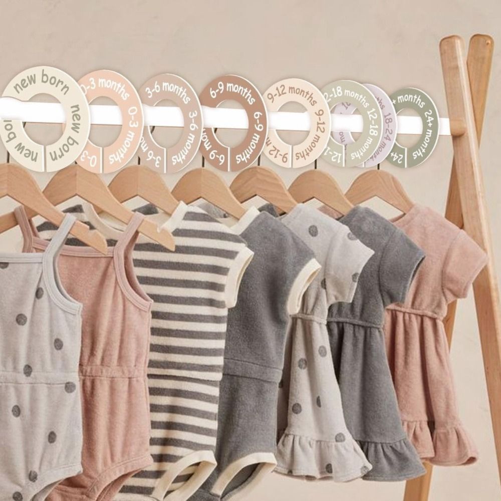 Baby Clothing Hanger Dividers - Набор из 68/9 шт. разделителей для