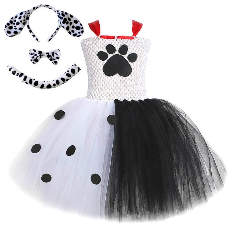 Baby Clothing Discount - Платье-пачка для девочек в стиле далматинца,
