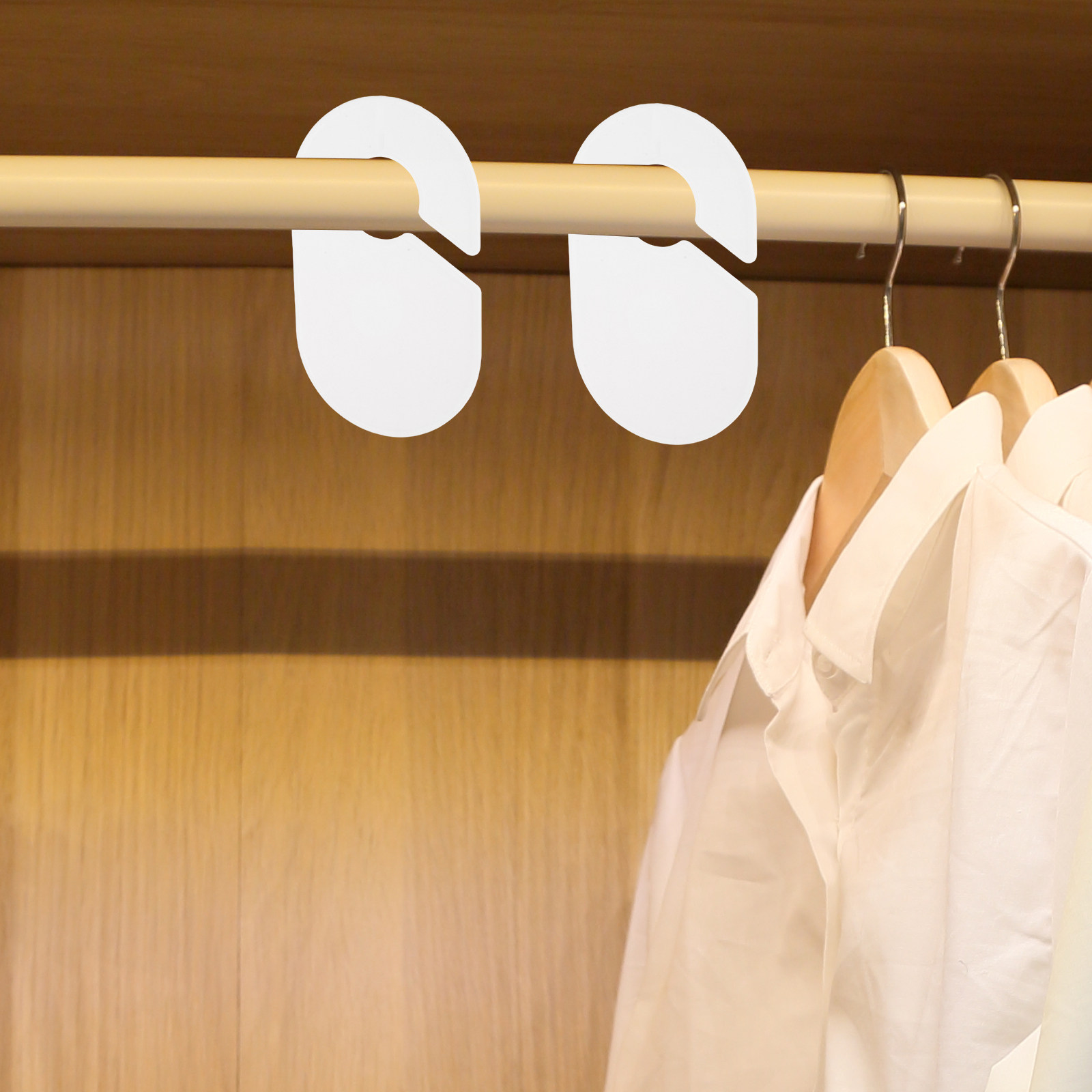 Baby Clothing Hanger Dividers - 10 шт. пластиковых разделителей для вешалок,