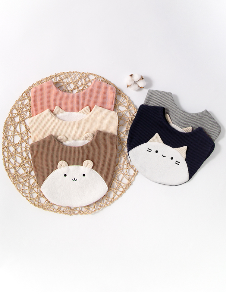 Baby Clothing Fabric - 2 шт., детский нагрудник с котенком,
