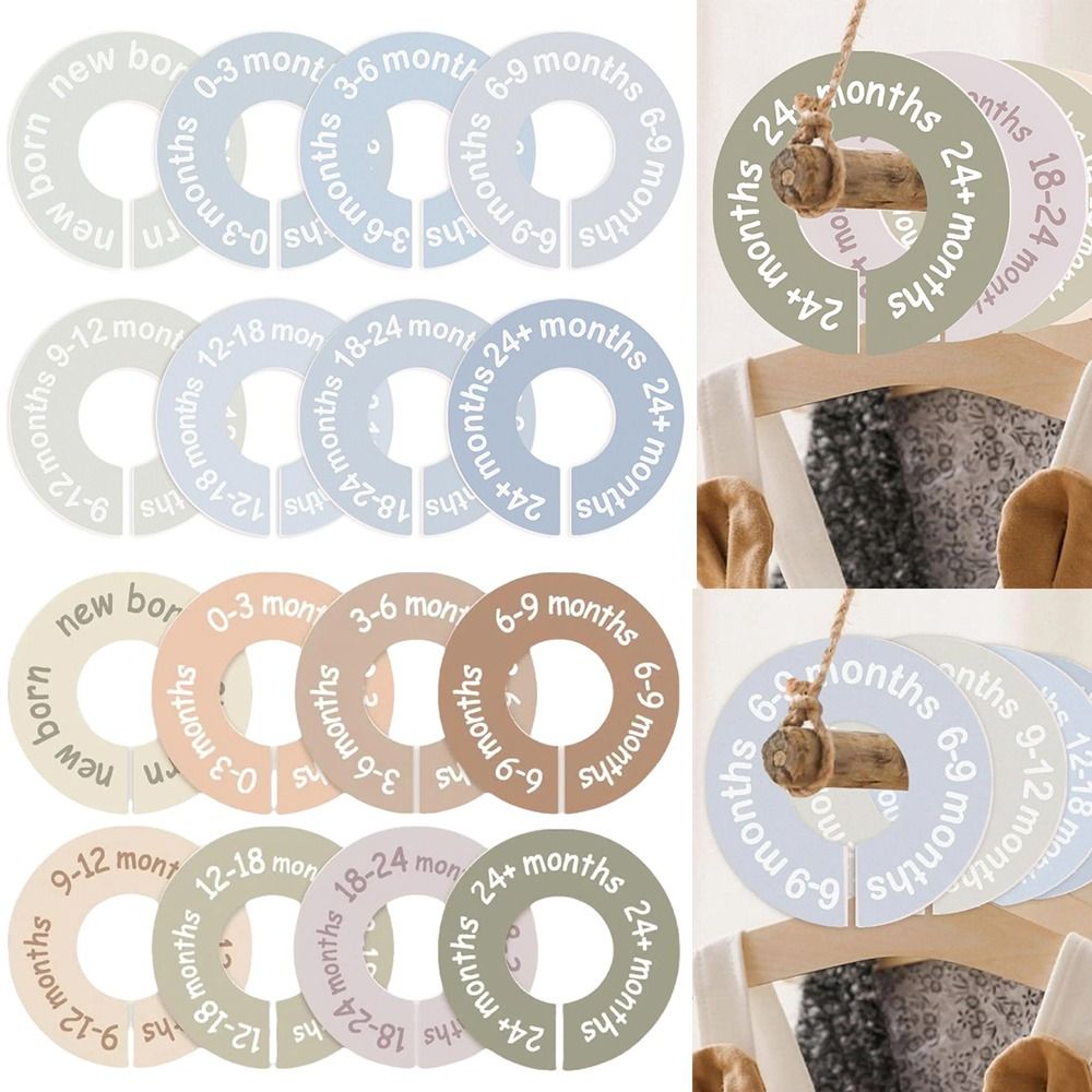 Baby Clothing Hanger Dividers - Набор из 68/9 шт. пластиковых разделителей