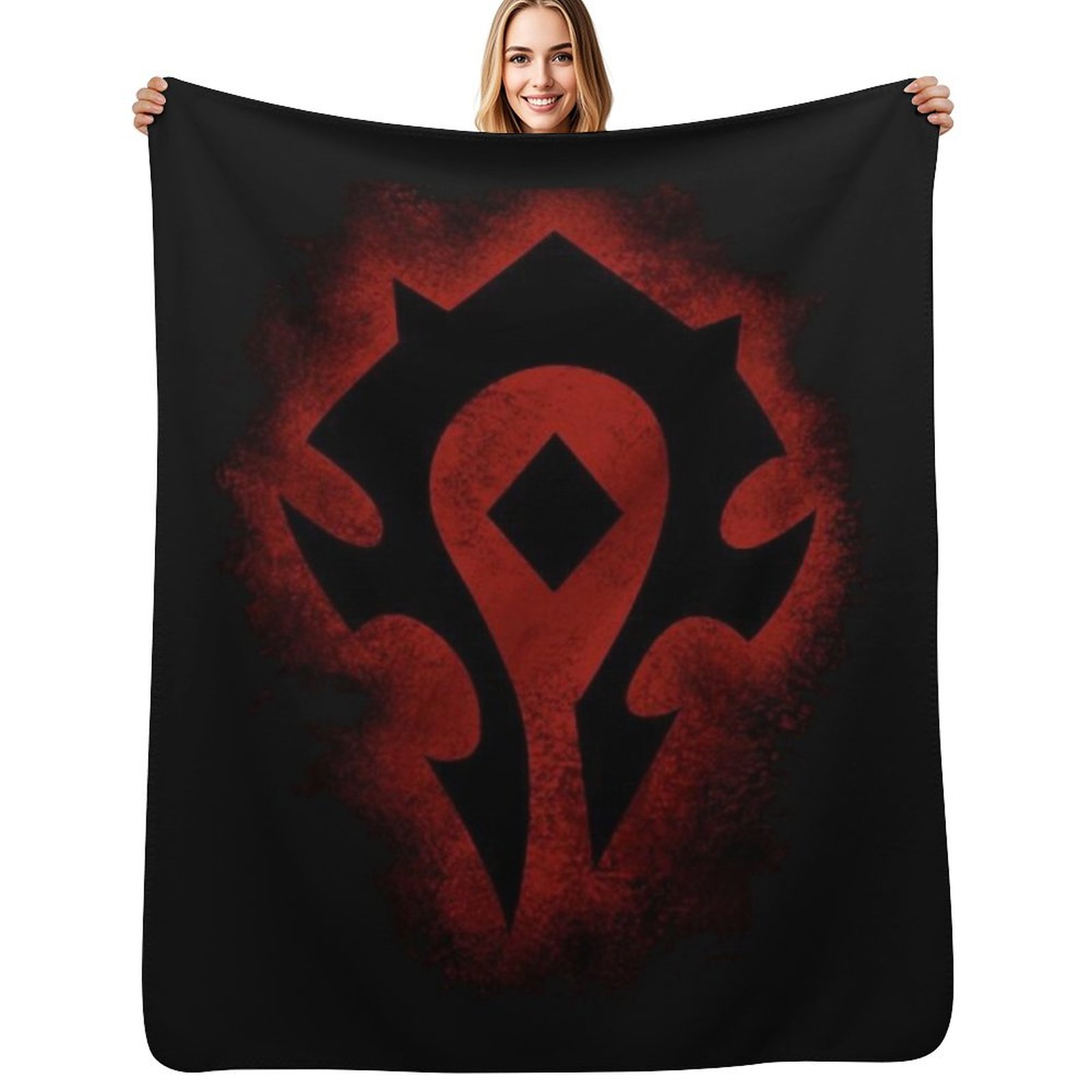 Fleece Sleep Bag - Плед с логотипом Red Horde, мягкий,