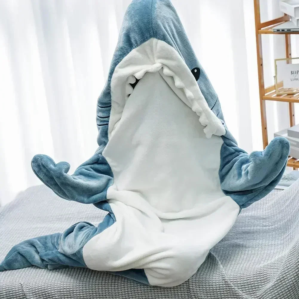 Одеяло с рисунком акулы, толст – обзор и цена Fleece Sleep Bag