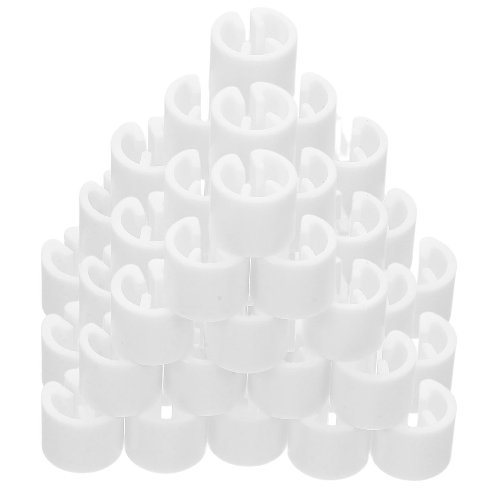 100 шт. белых круглых пластико – обзор и цена Baby Clothing Hanger Dividers