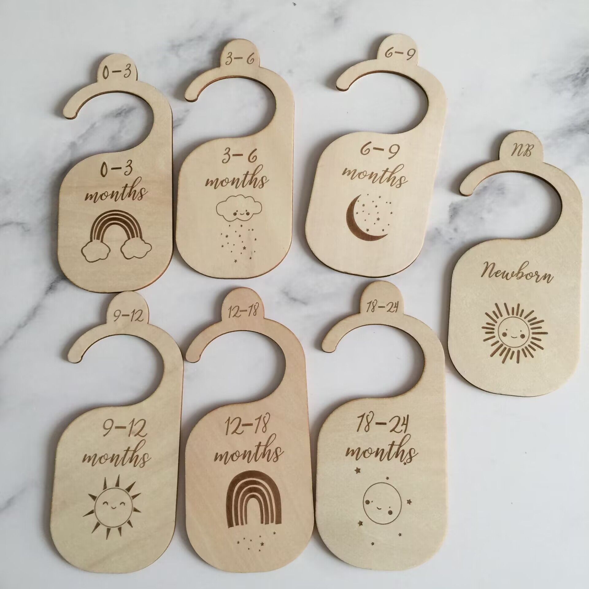 Деревянные разделители для дет – обзор и цена Baby Clothing Hanger Dividers