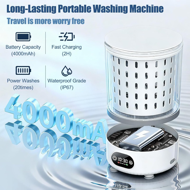 Мини-стиральная машина 3 л, 3- – обзор и цена Baby Clothing Washing Machine