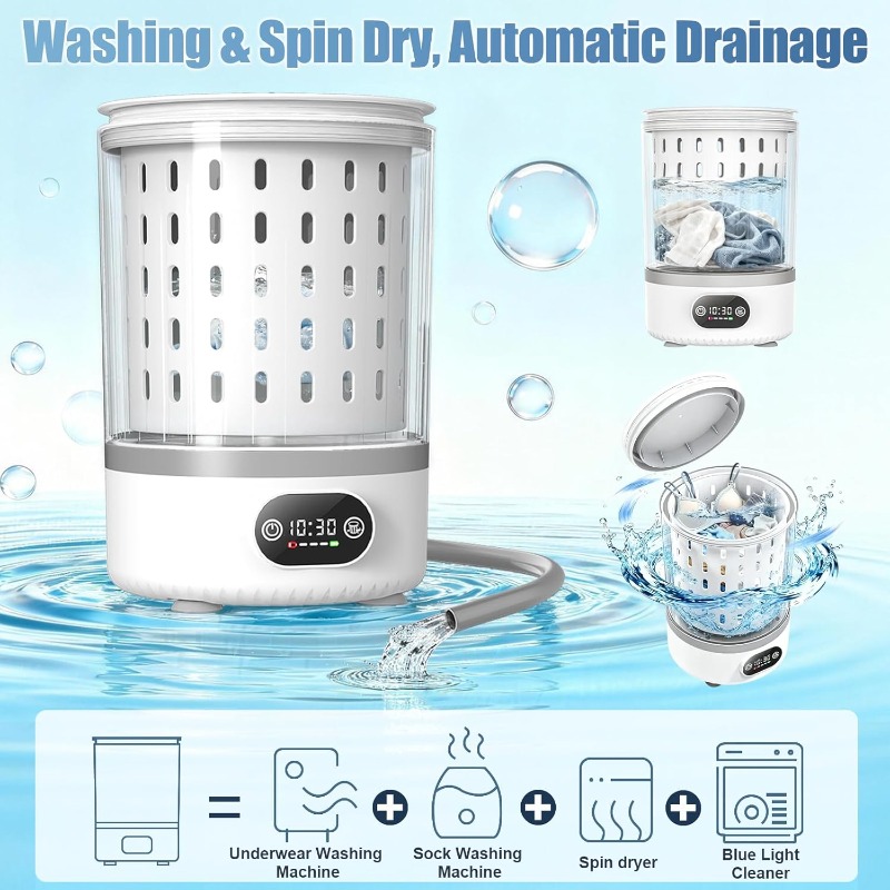 Мини-стиральная машина 3 л, 3- – обзор и цена Baby Clothing Washing Machine