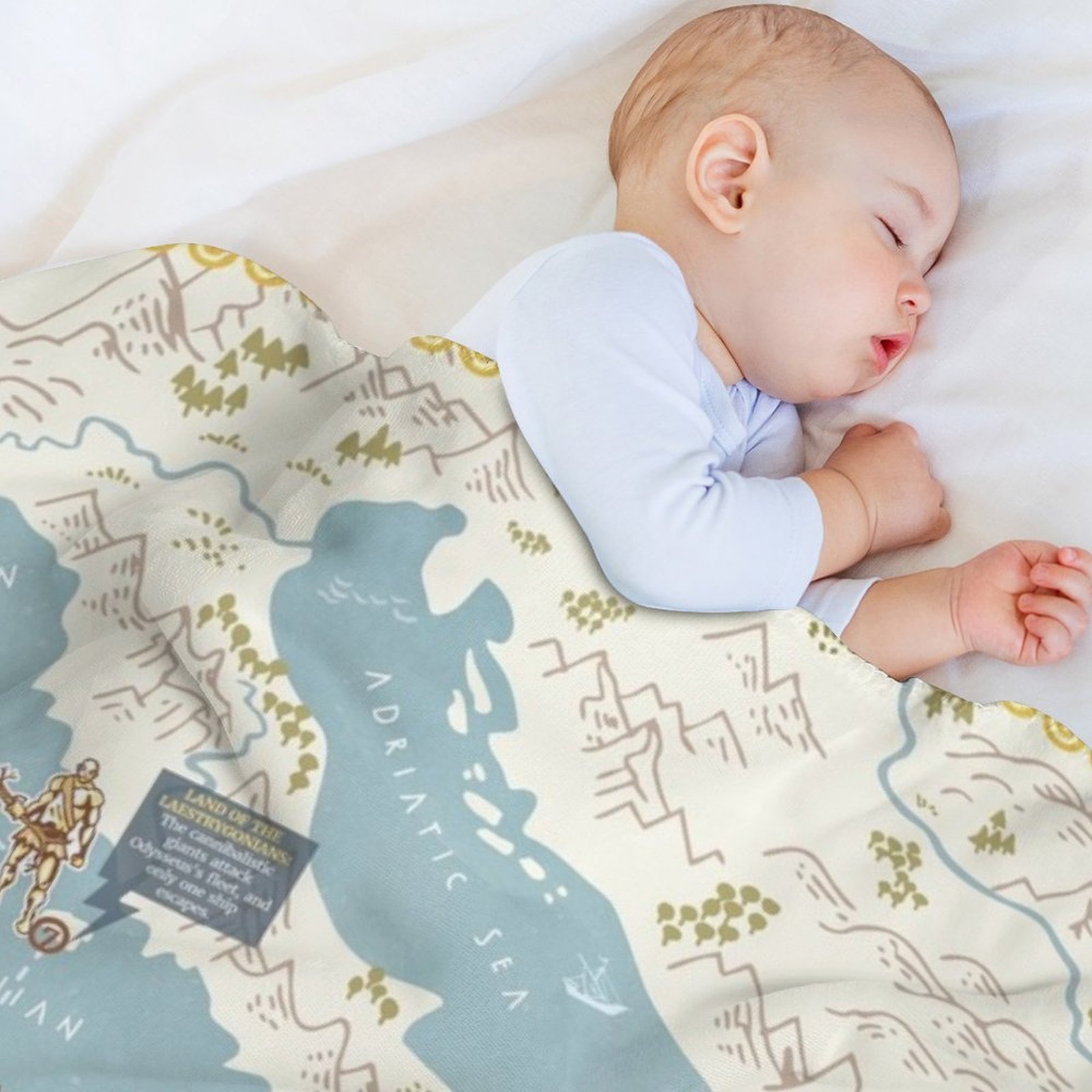 Одеяло-плед «Одиссея: Карта ми – обзор и цена Fleece Sleep Bag