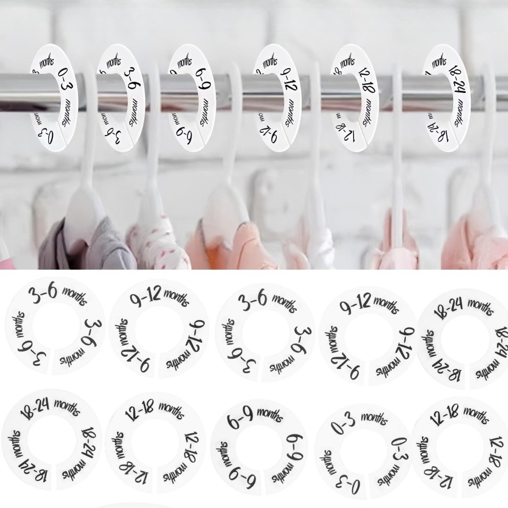 Набор из 68/9 шт. пластиковых  – обзор и цена Baby Clothing Hanger Dividers