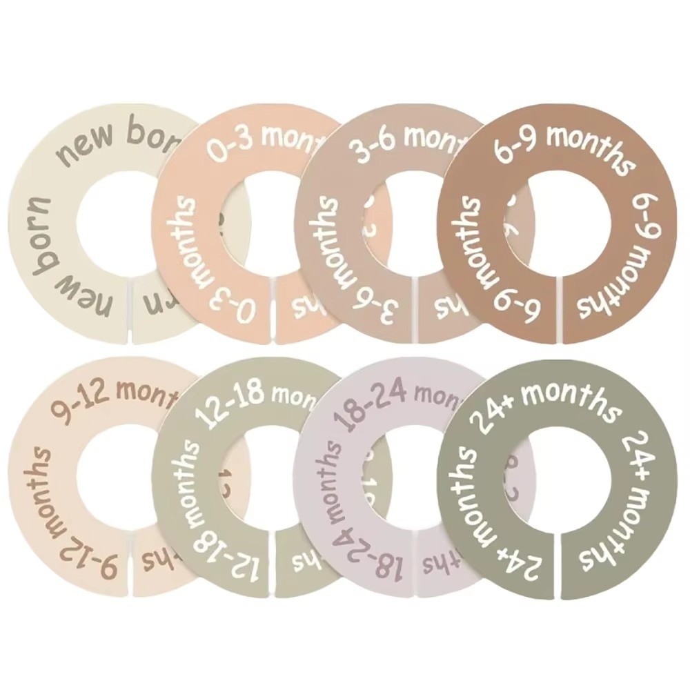 Набор из 68/9 шт. пластиковых  – обзор и цена Baby Clothing Hanger Dividers