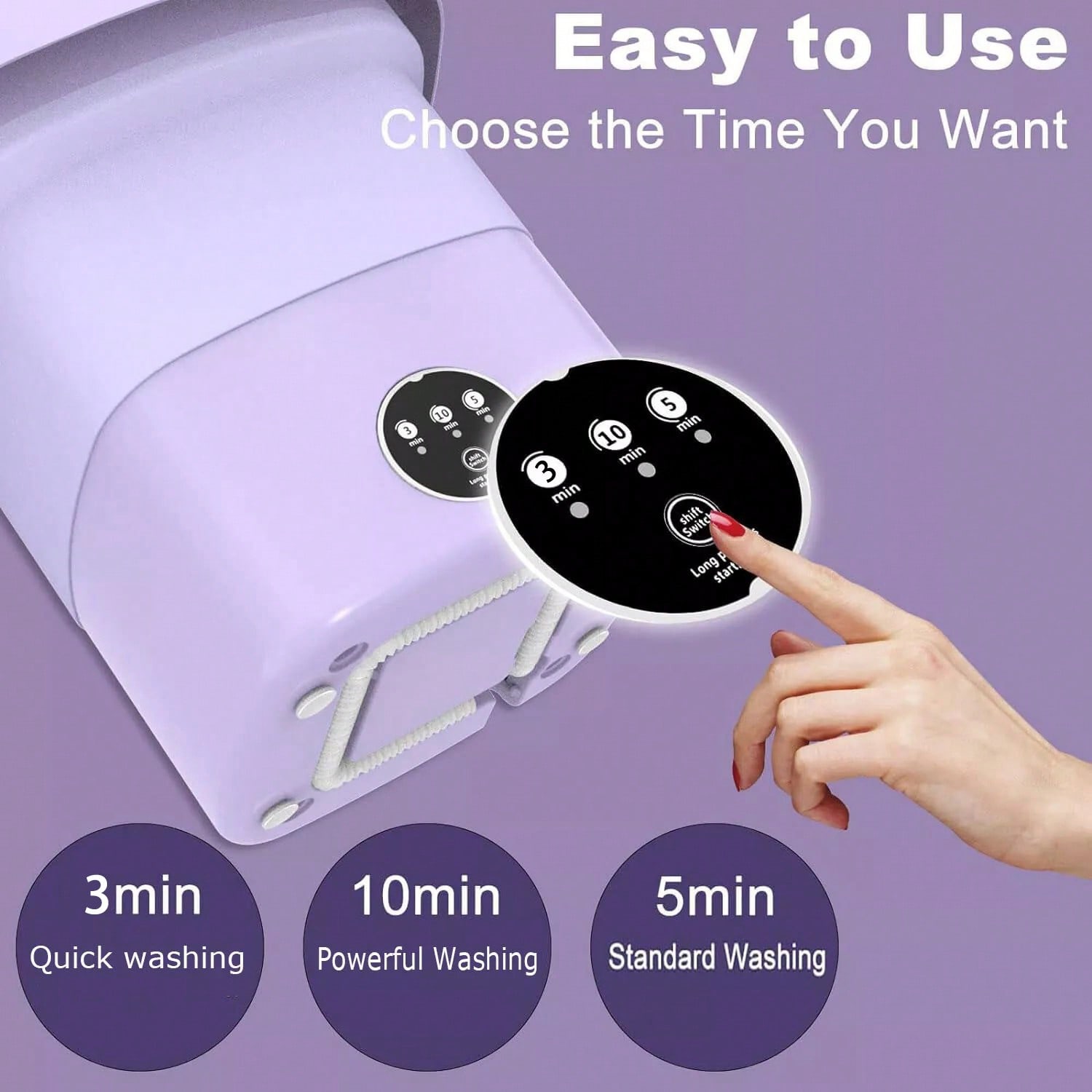 Портативная стиральная машина  – обзор и цена Baby Clothing Washing Machine